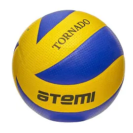 Мяч волейбольный Atemi Tornado желтый/синий