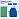 Набор для уроков труда ПИФАГОР, клеенка ПВХ, накидка фартук с нарукавниками, синяя, 227060 Фото 4