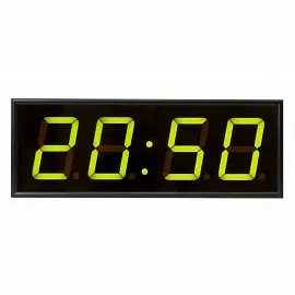 Часы настенные Импульс Электронное табло 410-EURO-G-ETN-NTP (45x15x55 см)