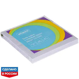 Стикеры Attache Simple 76х76 мм пастельные фиолетовые (1 блок,100 листов)