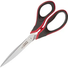 Ножницы 210 мм Maped Advanced Soft Gel с пластиковыми симметричными ручками черного/красного цвета 499210