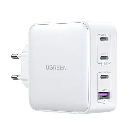 Зарядное устройство UGREEN CD226 (15337) Nexode USB-A+3xUSB-C 100W/белый
