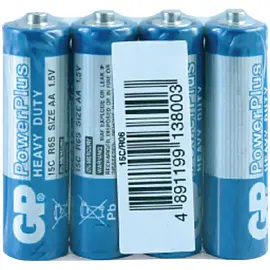 Батарейка GP PowerPlus AA (R06) 15G солевая Цена за 1 батарейку