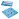 Салфетка VILEDA "Бризи", КОМПЛЕКТ 25 шт., объемное микроволокно, голубая, 35х35 см, 120124