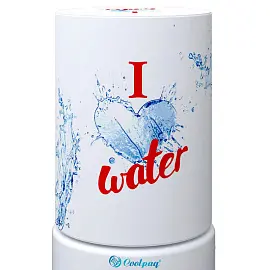 Чехол для бутилированной воды 19 л Я люблю воду (для кулера)