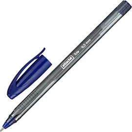 Ручка шариковая неавтоматическая Attache Glide Trio синяя (толщина линии 0.5 мм)