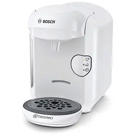Кофемашина капсульная Bosch Tassimo TAS1404, 1300Вт, белая