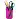 Подставка-стакан СТАММ "Фаворит", пластиковая, квадратная, тонированная фиолетовая Фото 1