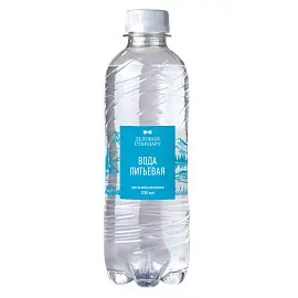 Вода питьевая Деловой Стандарт негазированная 0,33 л (12 штук в упаковке)