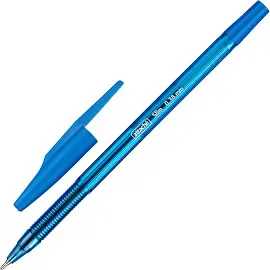 Ручка шариковая неавтоматическая Attache Slim синяя (толщина линии 0.38 мм)