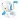 Точилка механическая ЮНЛАНДИЯ "Юнландик в Космосе", корпус белый с голубым, 228486 Фото 2