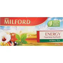 Чай Milford Energy травяной 20 пакетиков