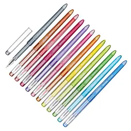 Набор гелевых ручек одноразовых Attache Harmony 12 цветов (толщина линии 0.5 мм)