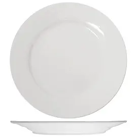 Тарелка фарфоровая KunstWerk диаметр 230 мм белая