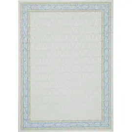 Сертификат-бумага А4 Attache синяя/коричневая с водяными знаками 100 г/кв.м (25 листов в упаковке)