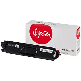Картридж лазерный Sakura TN-421BK SATN421BK для Brother черный совместимый