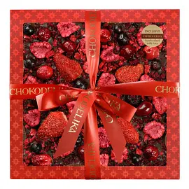 Шоколад подарочный Chokodelika темный с украшением Бэррифэст 180 г