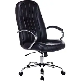 Кресло офисное Easy Chair 658 SL черное (экокожа, металл)