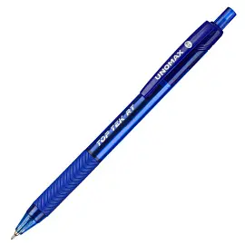 Ручка шариковая автоматическая Unomax Top Tek RT синяя (толщина линии 0.3 мм)