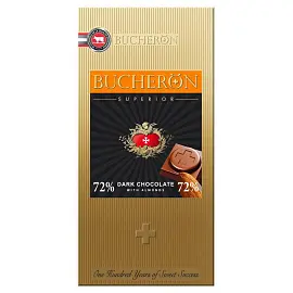 Шоколад Bucheron Superior горький 72% с миндалем 100 г