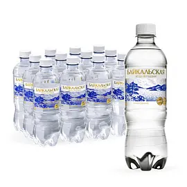 Вода питьевая Байкальская негазированная 0.5 л (12 штук в упаковке)