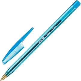 Ручка шариковая неавтомат. Attache Economy Caribs 0,3мм,син,масл