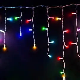 Гирлянда светодиодная Neon-Night Айсикл разноцветный свет 176 светодиодов (4.8х0.6 м)