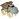 Набор для песка ТРИ СОВЫ "Грузовик", 6 предметов (грузовик, совок, грабли, 3 формочки) Фото 4