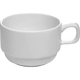 Чашка чайная Kunstwerk фарфоровая 200 мл (6 штук в упаковке)