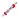 Маркер акриловый Edding 3D 5400 двусторонний красный (толщина линии 2-3 и 5-10 мм) Фото 0