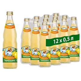 Напиток газированный Черноголовка Лимонад 0.5 л в стеклянной бутылке (12 штук в упаковке)