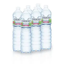 Вода питьевая Сенежская негазированная 1.5 л (6 штук в упаковке)