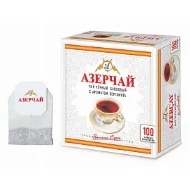 Чай черный Азерчай Букет 100 пакетиков (бергамот)