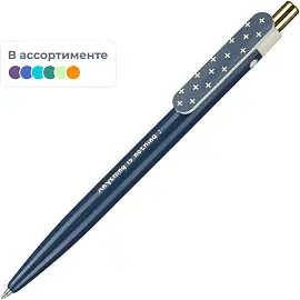 Ручка шариковая автоматическая в ассортименте M&G Simple Me синяя (толщина линии письма 0.35 мм)