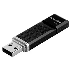 Флеш-память USB 2.0 32 ГБ Smartbuy Quartz (SB32GBQZ-K)