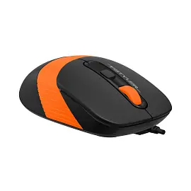 Мышь компьютерная A4Tech Fstyler FM10S черный/оранж (1600dpi) USB (4but)