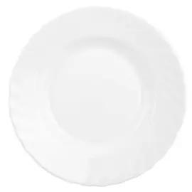 Тарелка суповая стекло Luminarc Трианон диаметр 225 мм белая (артикул производителя H4123/N5016)