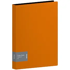 Папка на 4 кольцах Berlingo "Color Zone", 35мм, 1000мкм, оранжевая