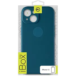 Чехол накладка силикон Red Line iBox Case для iPhone 15, синий