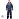 Куртка рабочая зимняя мужская з32-КУ с СОП синяя/васильковая из смесовой ткани (размер 40-42, рост 158-164)