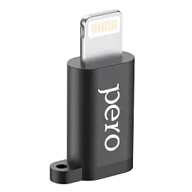 Переходник Pero Micro USB - Lightning (4603768350477)