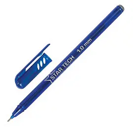 Ручка шариковая неавтоматическая Pensan Star Tech синяя (толщина линии 0.7 мм)