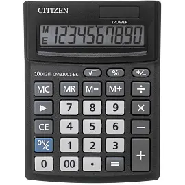 Калькулятор настольный Citizen Business Line CMB1001-BK 10-разрядный черный 137x102x31 мм