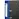 Папка-регистратор Комус 80 мм черная мрамор/синий корешок Фото 3