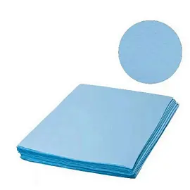 Салфетка одноразовая Чистовье нестерильная в сложении 50x40 см (голубая, 100 штук в упаковке)