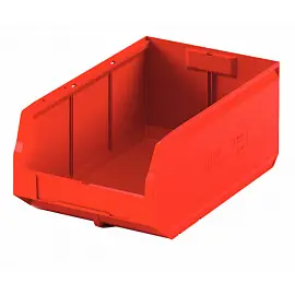 Ящик (лоток) универсальный полипропиленовый I Plast Logic Store 500x300x200 мм красный ударопрочный морозостойкий