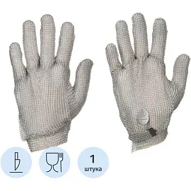 Перчатка кольчужная Certaflex Simplex для защиты от порезов и проколов (1 штука, размер L)