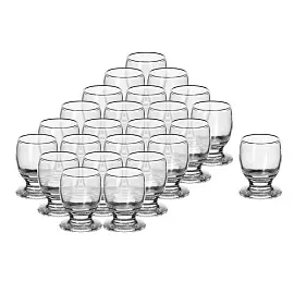 Набор стаканов (стопка) Pasabahce стеклянные низкие 60 мл (24 штуки в упаковке)