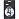 Бейдж Аниме Готик вертикальный 104x63 мм черный без держателя (размер вкладыша: 90х60)
