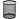 Подставка-стакан для канцелярских принадлежностей Attache черная 8.9x8.9x10 см